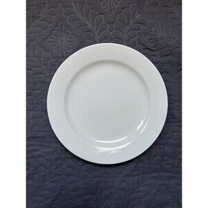 VTG Delco Atlantic China Porcelain 9” White Salad Plate 1pc Dinnerware Replace